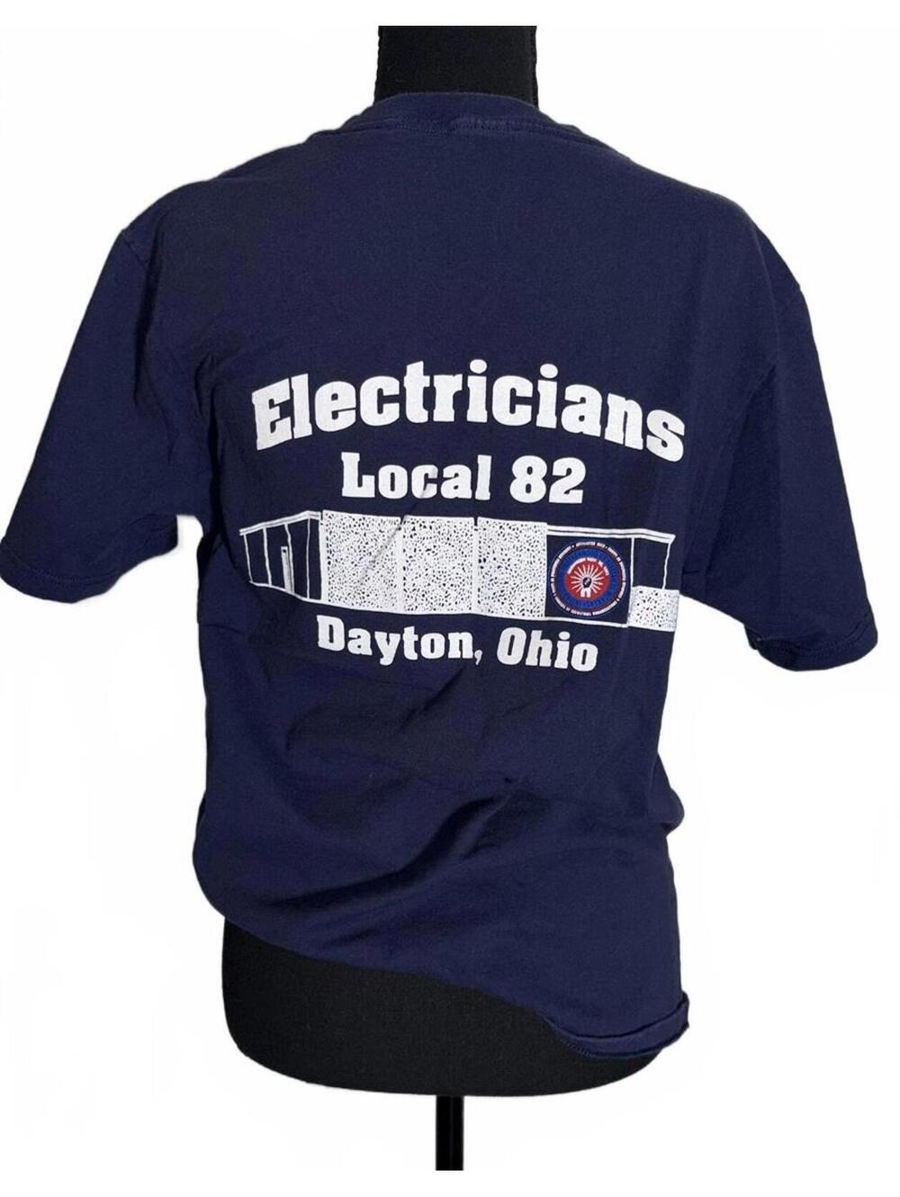 Men's Vintage Dayton Ohio Electricians Local 82 T-Shirt